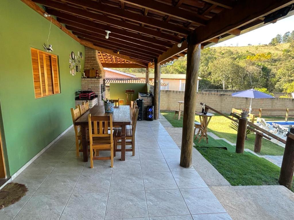 Villa Linda Chacará Com Piscina Climatizada Socorro  Esterno foto